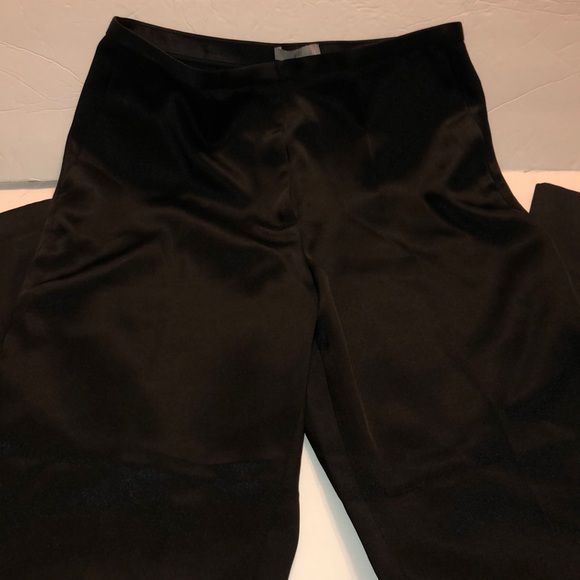 H&M Heavyweight Satin Flat Front High Waisted Pants - Picture 1 of 4